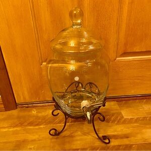 Vintage Princess House Barrington Beverage Dispenser RARE